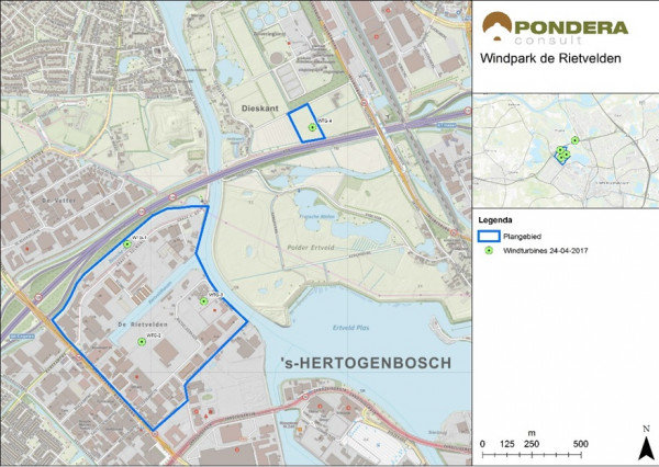 Plattegrond WP De Rietvelden